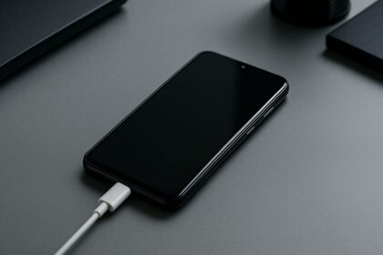 Tela do iPhone mostrando a opção de migração de dados para Android por aproximação no iOS 26.3
